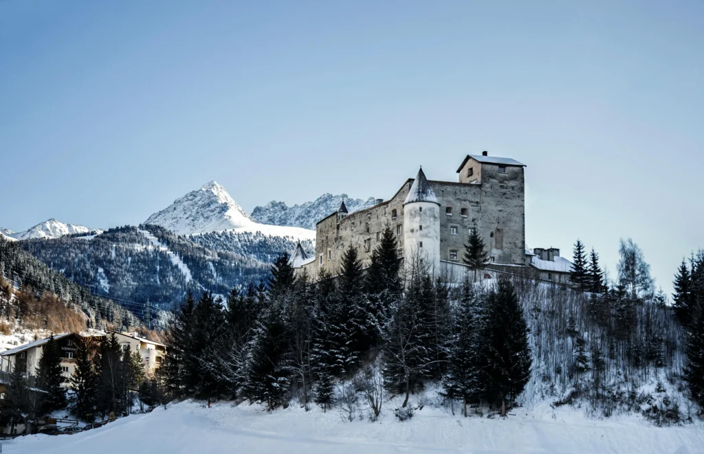 Château pour un mariage d’hiver à la montagne
